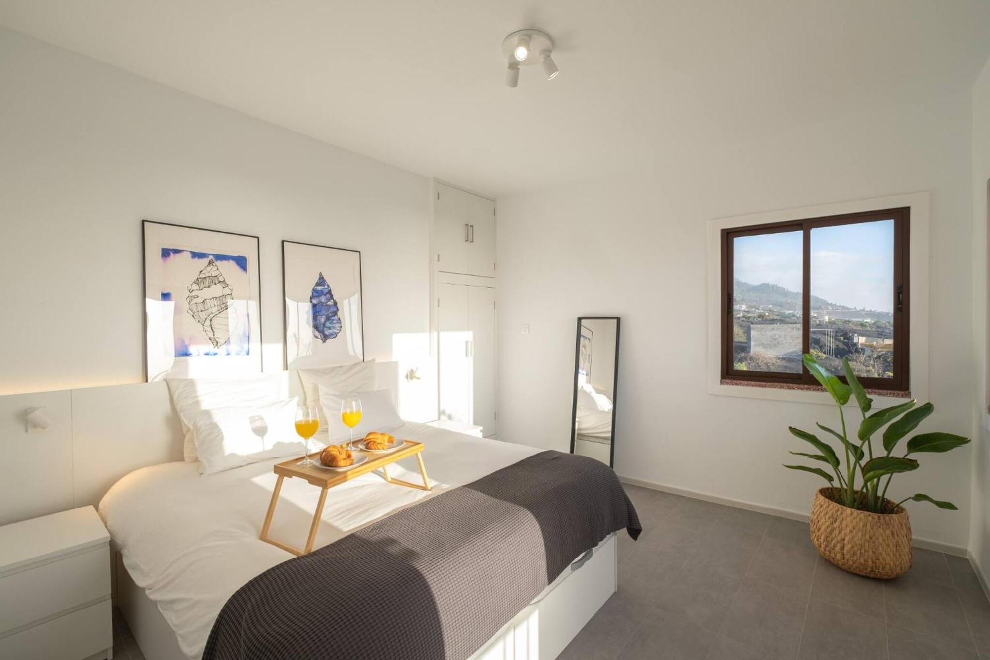 Finca Las Huellas - Moderno Apartamento Con Vistas Al Mar Y Al Volcan Los Llanos De Aridane Eksteriør billede